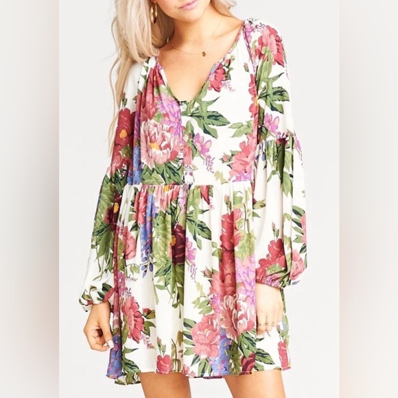 Show Me Your Mumu Sienna Swing Dress in Duchess Darling - Small - Picture 1 of 6